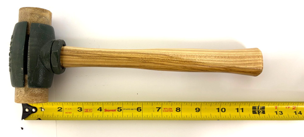 1-1/2" RAWHIDE SPLIT HEAD HAMMER MALLET GARLAND R2 31002 USA