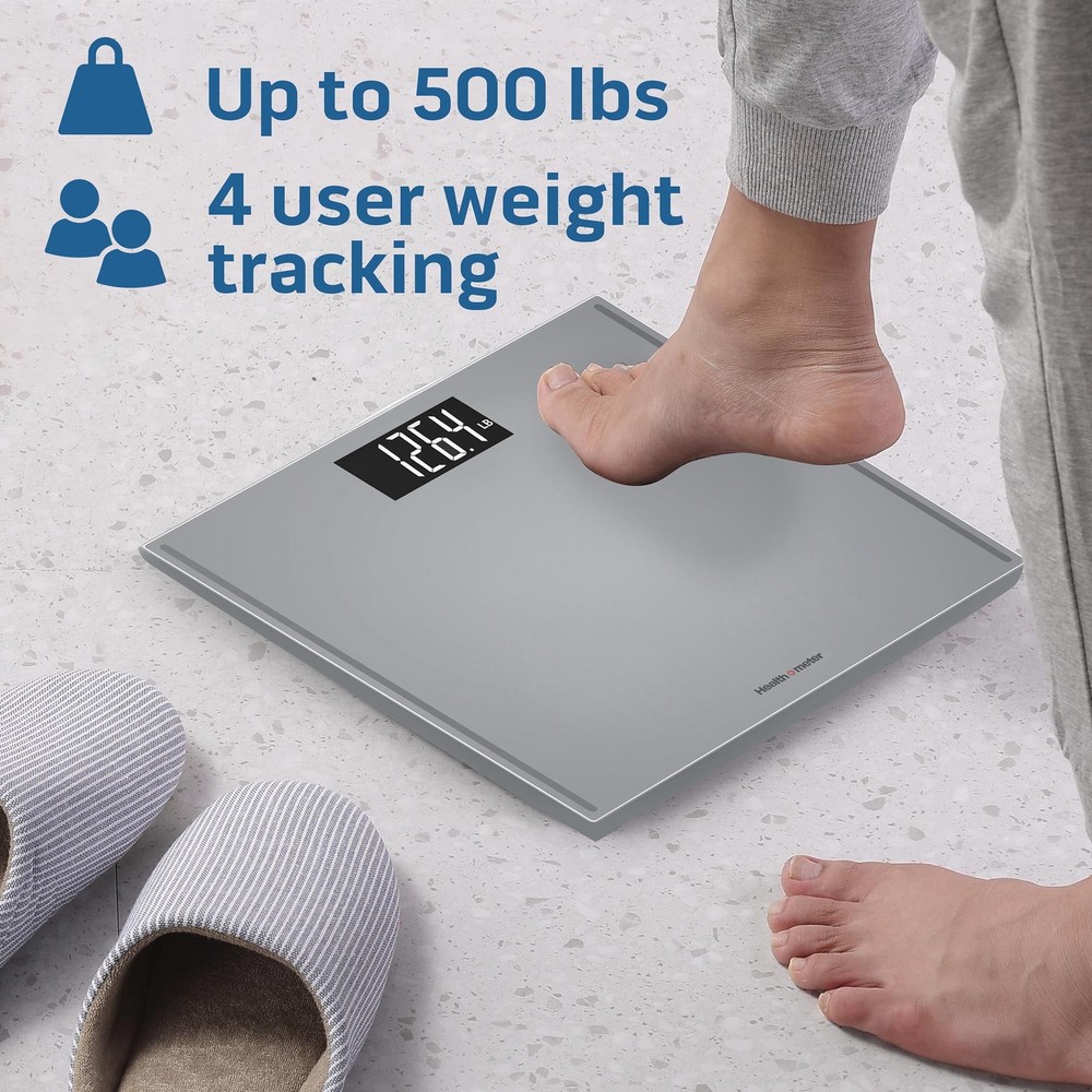 Health o meter Extra Wide Platform Digital Bathroom Scale Advanced Technology