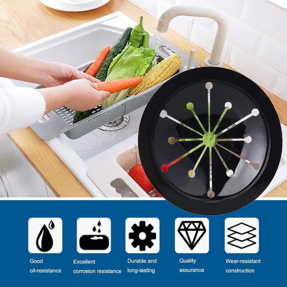 Garbage Disposal Splash Guards Collar Sink Baffle 3-1/8 Inch Kitchen Sink Drain