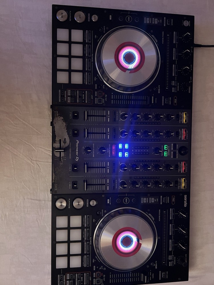 Pioneer DJ DDJ-SX3 Quad Deck Tabletop Controller USB Loop Filter Sound Card