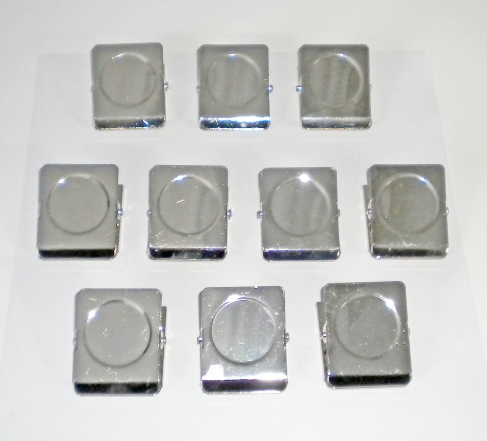 Lot of 10 SUB-PRIME Square Magnetic Clips - MCLIPSQSP005