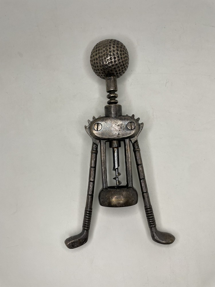 My Valenti Vintage Golf Ball Corkscrew Cork Pull Wine Bottle Opener