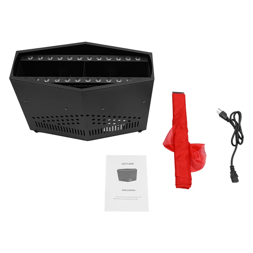 130w Fake Fire Light Fire Atmosphere Lamp Multiple Protected Flame Light, 24 LED