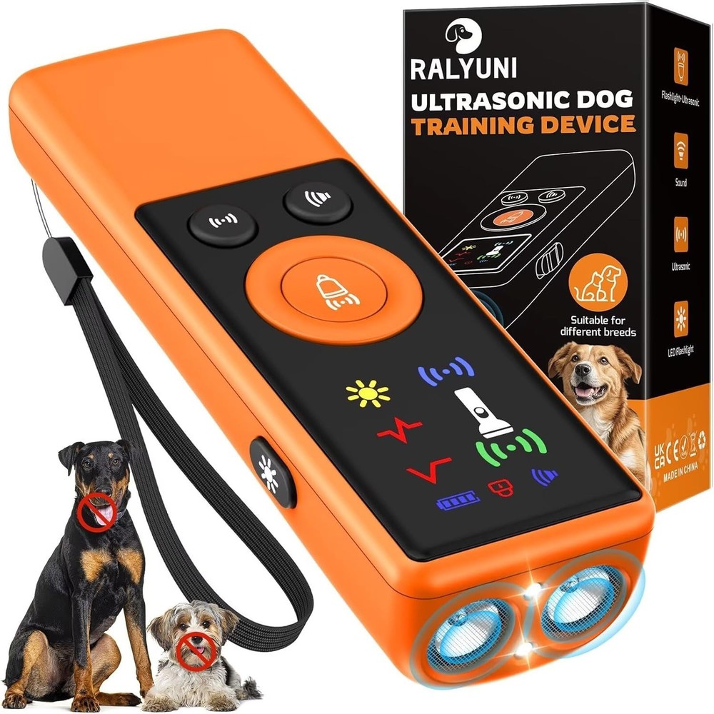 Ultrasonic Dog Bark Deterrent Device, Anti-Barking Control Device Training Tools