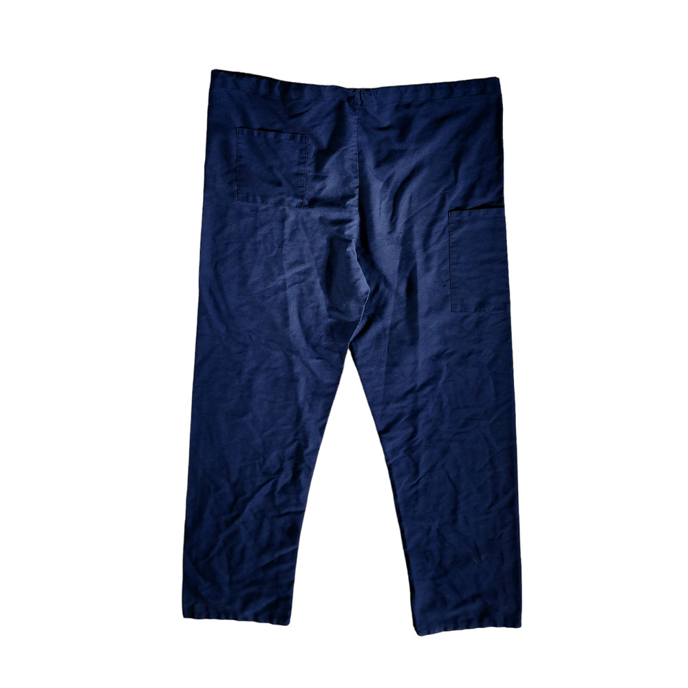 Fundamental Top and Bottom Scrubs navy blue
