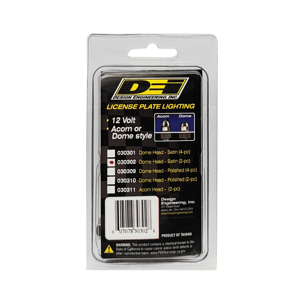 DEI License Lamp 30302;