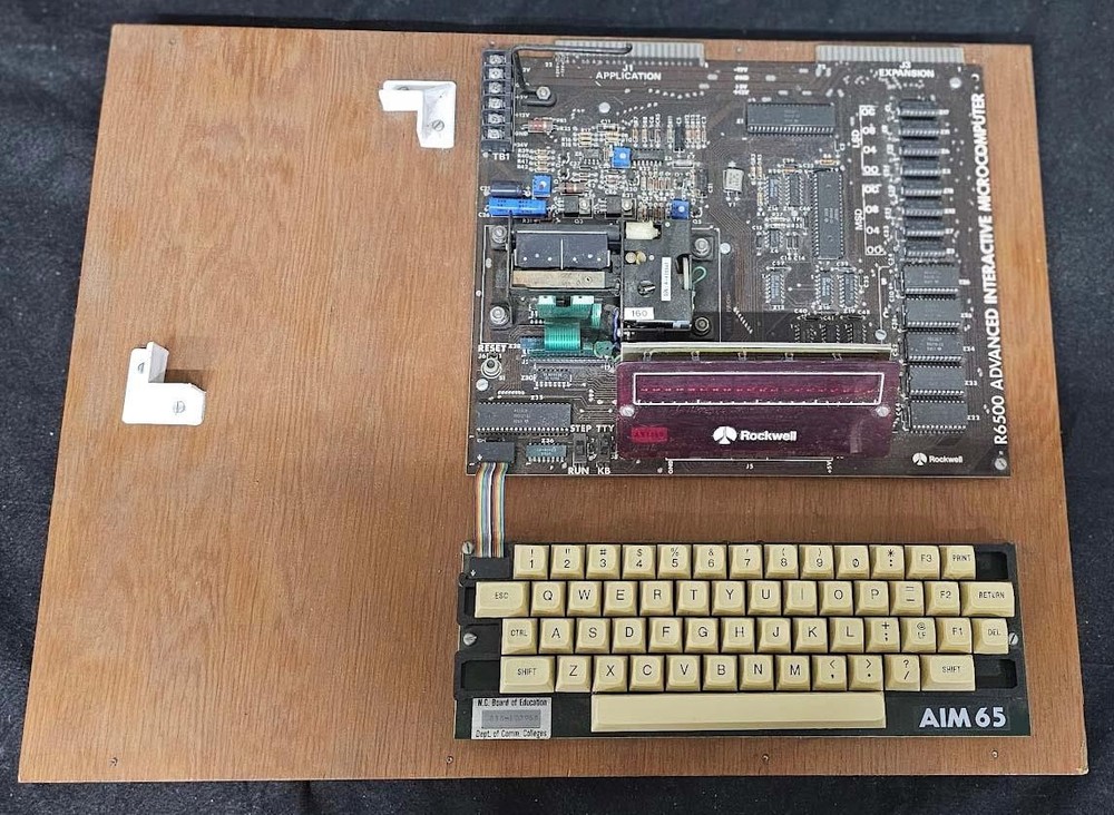 Vintage Rockwell AIM 65 R6500 Advanced Interactive Microcomputer ++ NICE