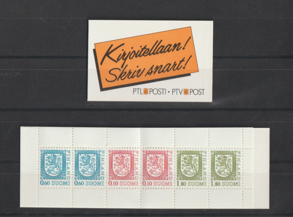 Finland 1988 Booklet MNH