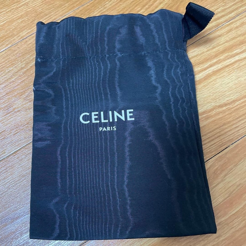 CELINE Gray Tri fold Wallet From Japan