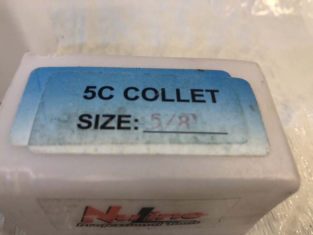 NuLine 5C Round Smooth Collet, 5/8", Internal Thread