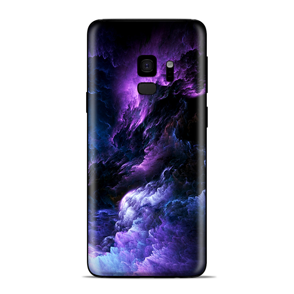 Samsung Galaxy S9 Skins Wrap - purple storm clouds