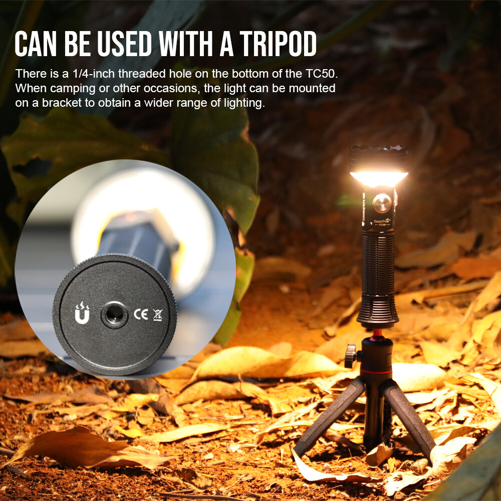 TrustFire 5100Lumen LED Rechargeable Flashlight Magnetic 500Meter LIGHT Torch
