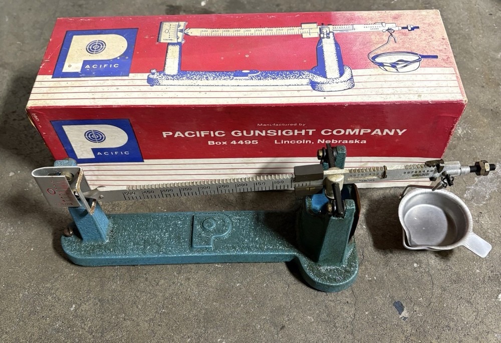 Vintage Pacific Reloading Balance Beam Powder Scale