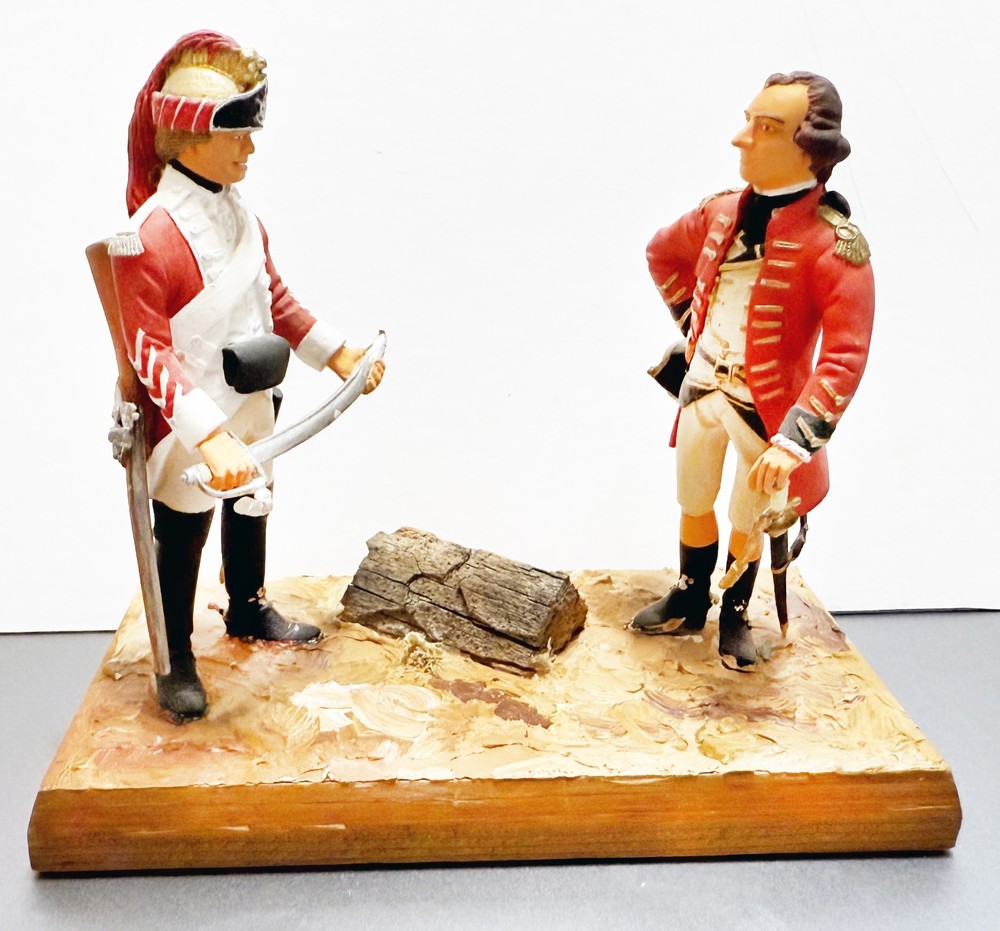 American Revolution-General Cornwallis  speaking with Private Dragoon