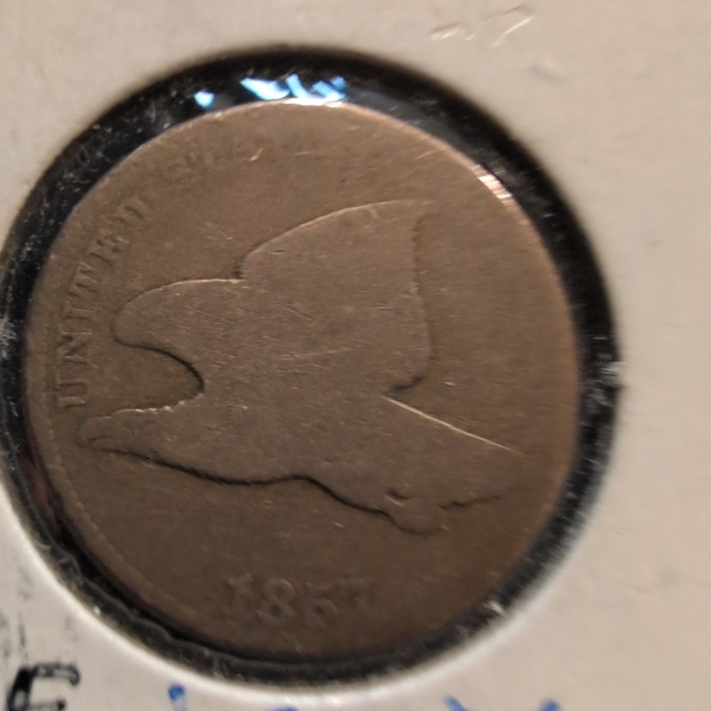 1857 1C Flying Eagle Cent