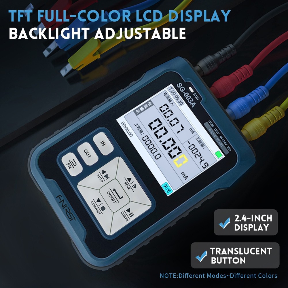 FNIRSI Signal Generator Sources Transmitter 4-20mA Current Volt Simulator 0-10V