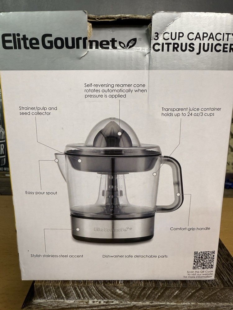 Elite Gourmet 3 Cup juicer