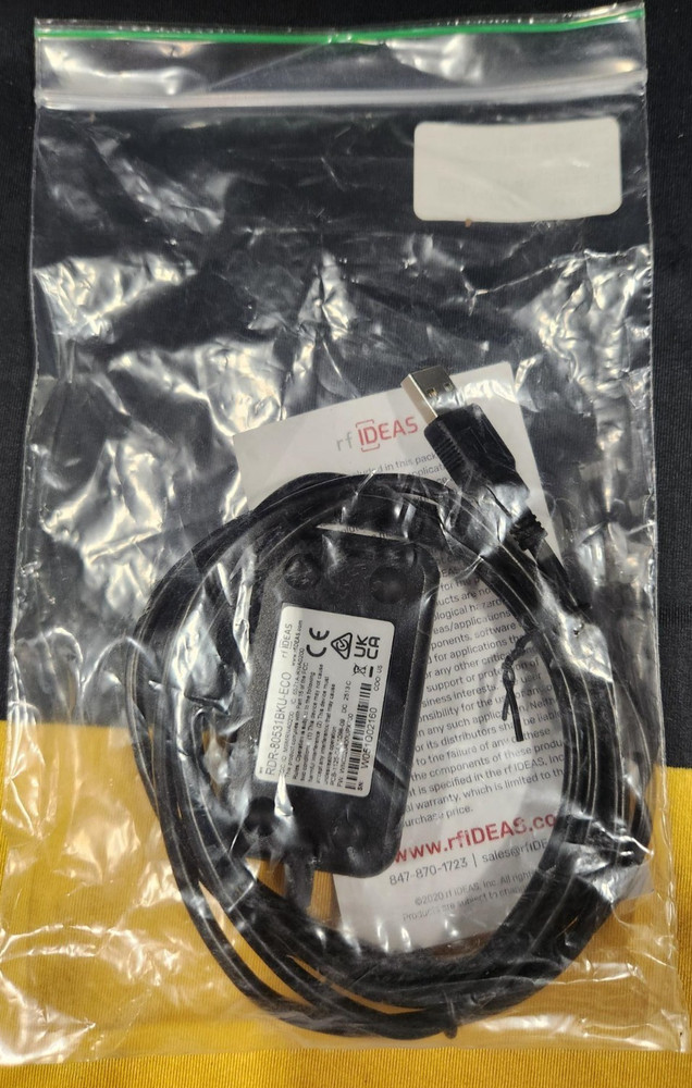 RF IDEAS WAVE ID PLUS MINI KEYSTROKE V3 BLACK 16IN USB READER - RDR-80531BKU
