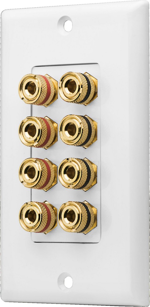 OSD WP-8 Decora Speaker Wall Plate 8 Terminal