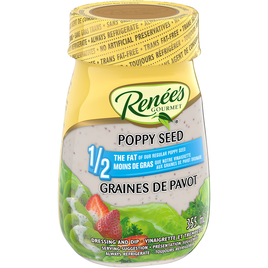 2-Pack Renees Poppyseed Dressing, Half Fat