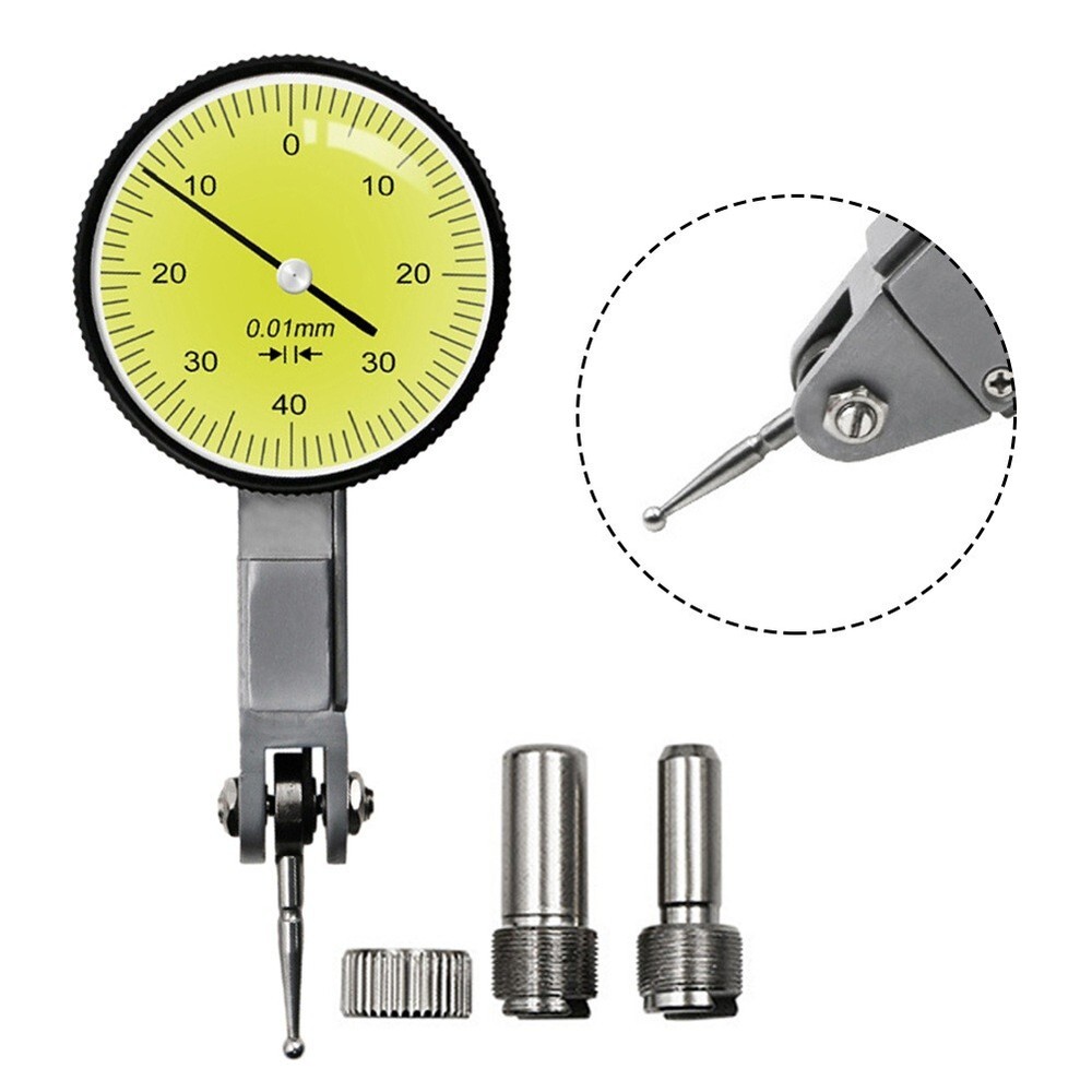 0-0.8mm Dial Gauge Test Indicator Dial Test Comparator with Dovetail Rails