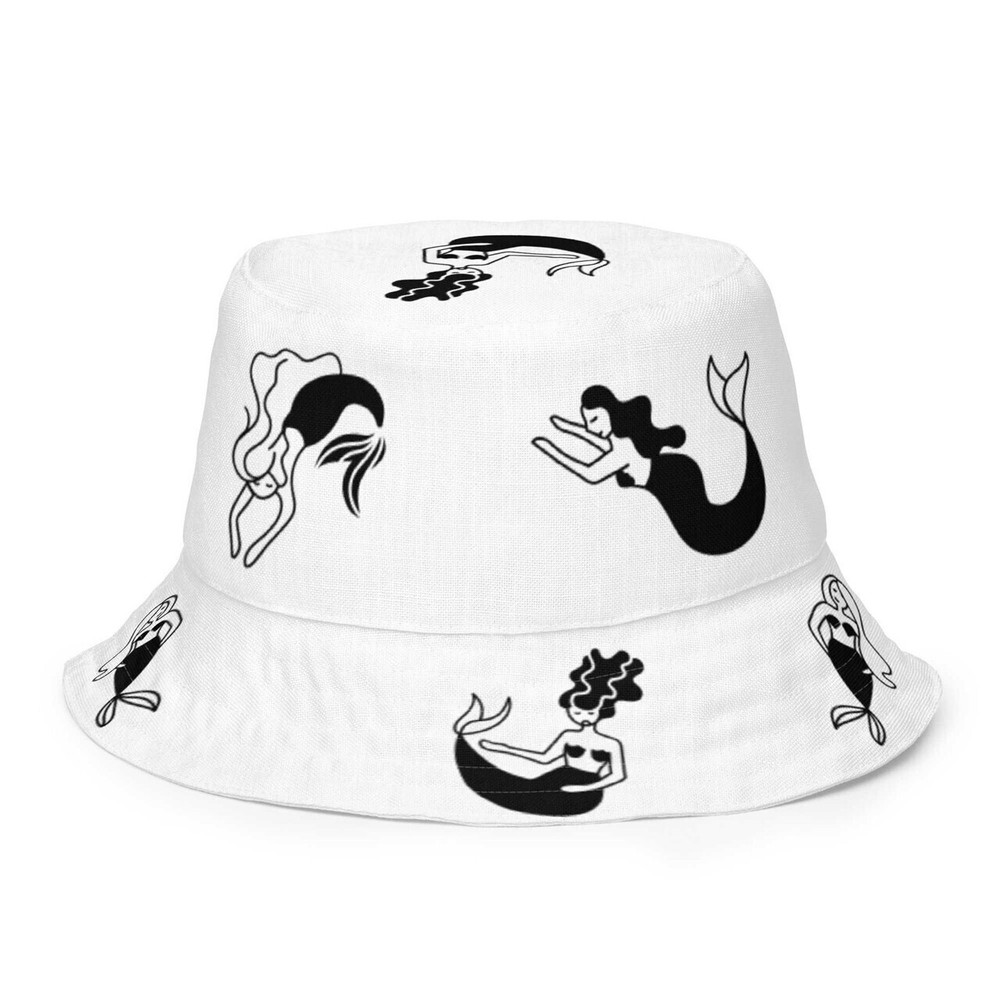 Mermaid Reversible bucket hat