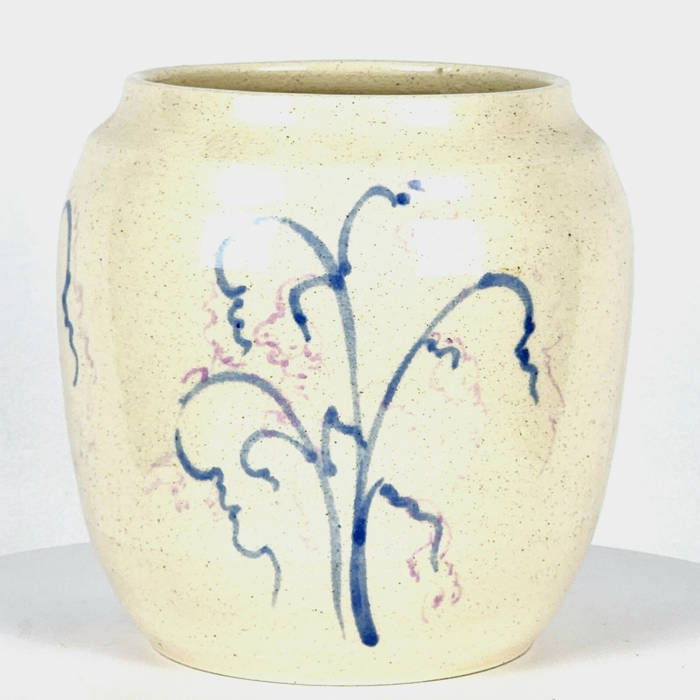 Arbon Ceramic Planter Pot w/Floral Design 6.5"