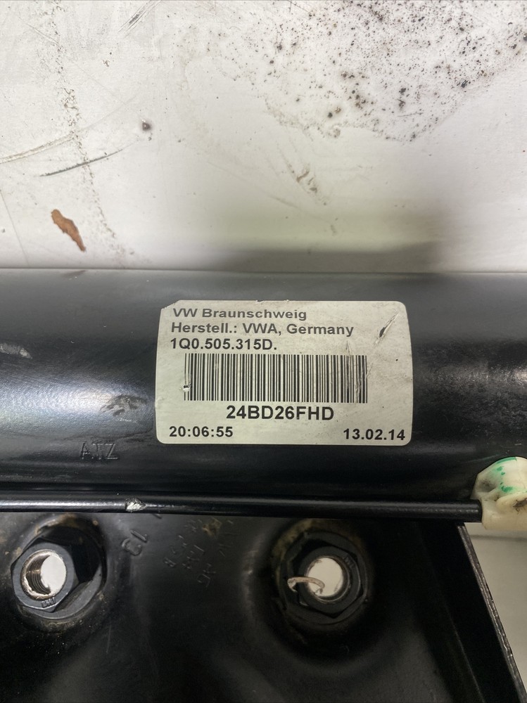 2014 EOS REAR SUB FRAME CROSSMEMBER OEM