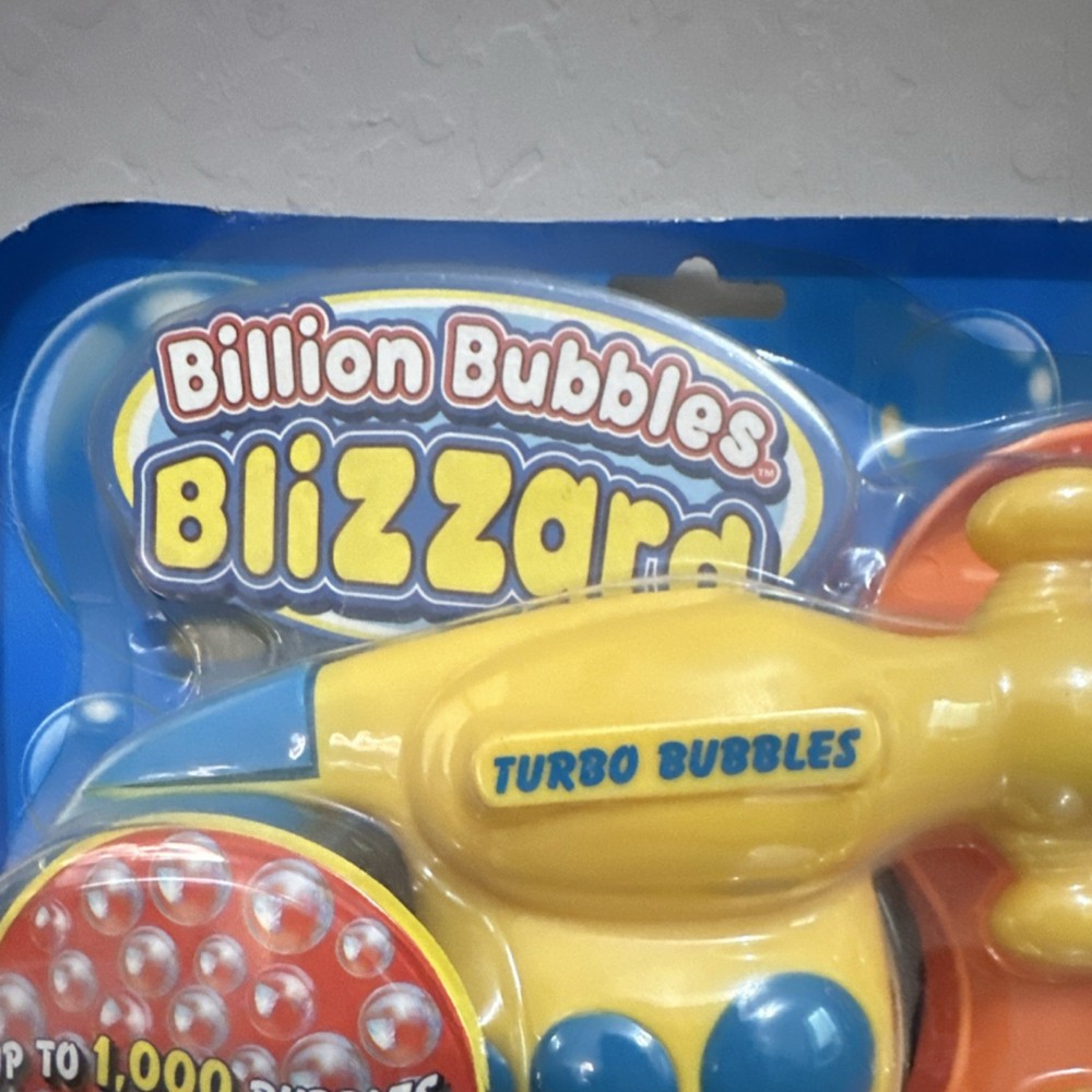 Billion Bubbles Blizzard Turbo Bubble Toy & Solution, Ages 3 & Up