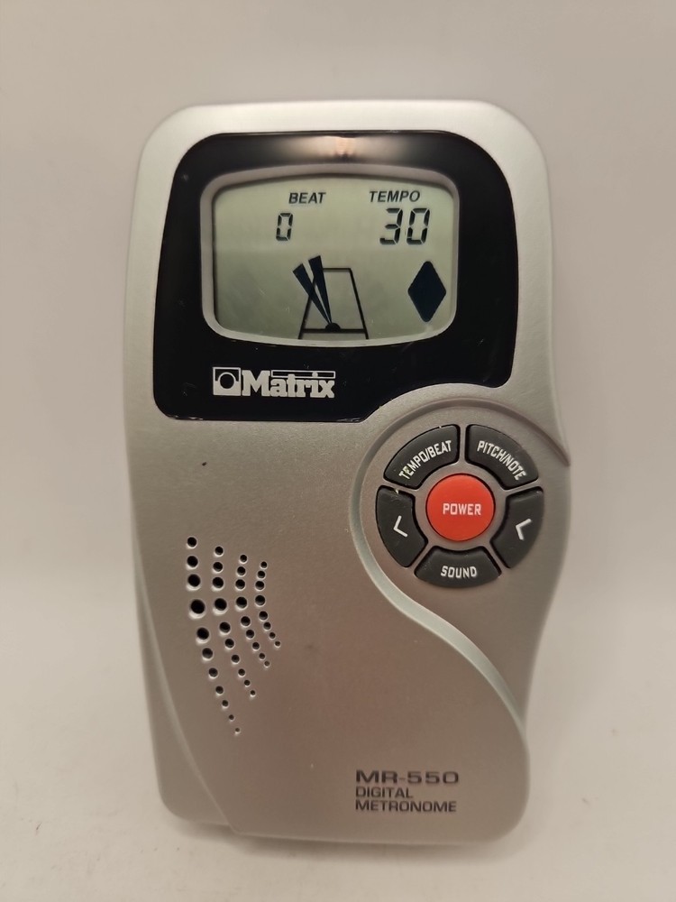 Matrix MR-550 Digital Metronome With LCD Pendulum Simulation