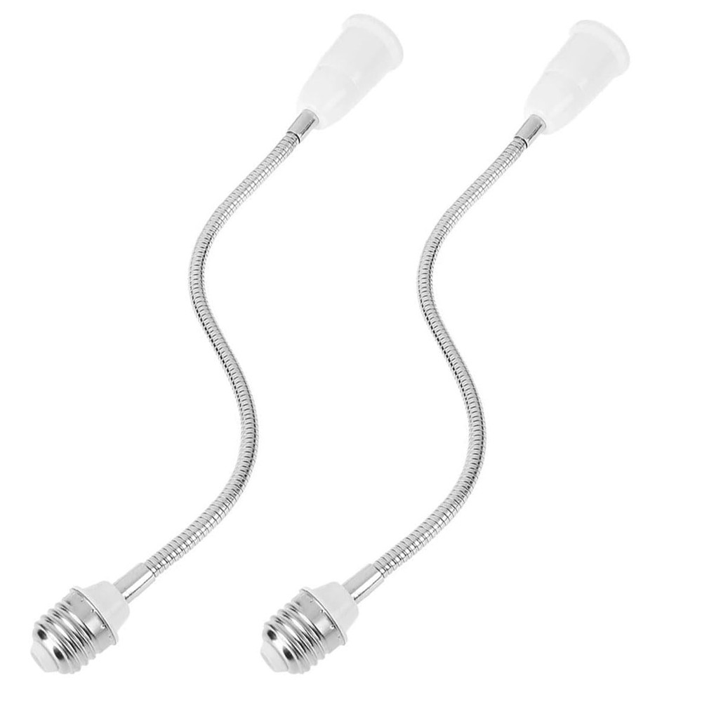 E26/E27 Light Socket Extender Adapter, 24 Inches/60 Cm Adjustable Bendable Rotat