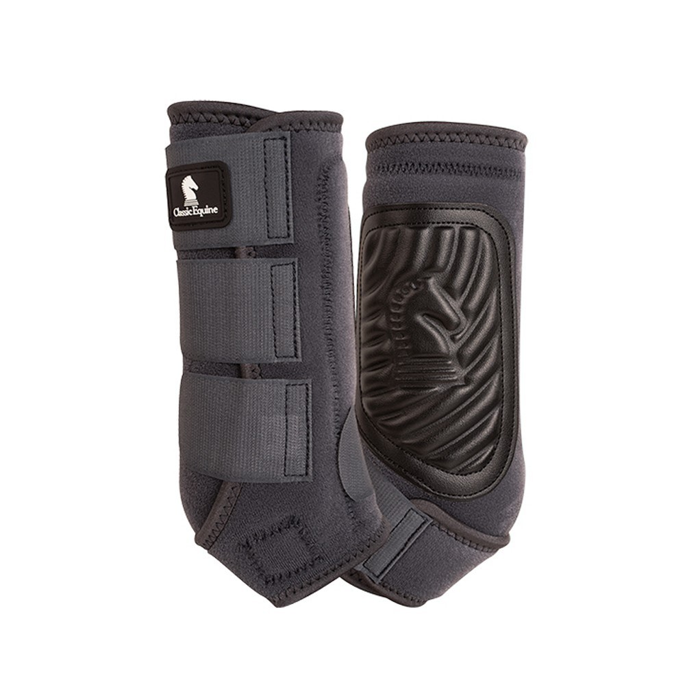 CLASSIC EQUINE ClassicFit Charcoal Front Boot (CF100CHR)