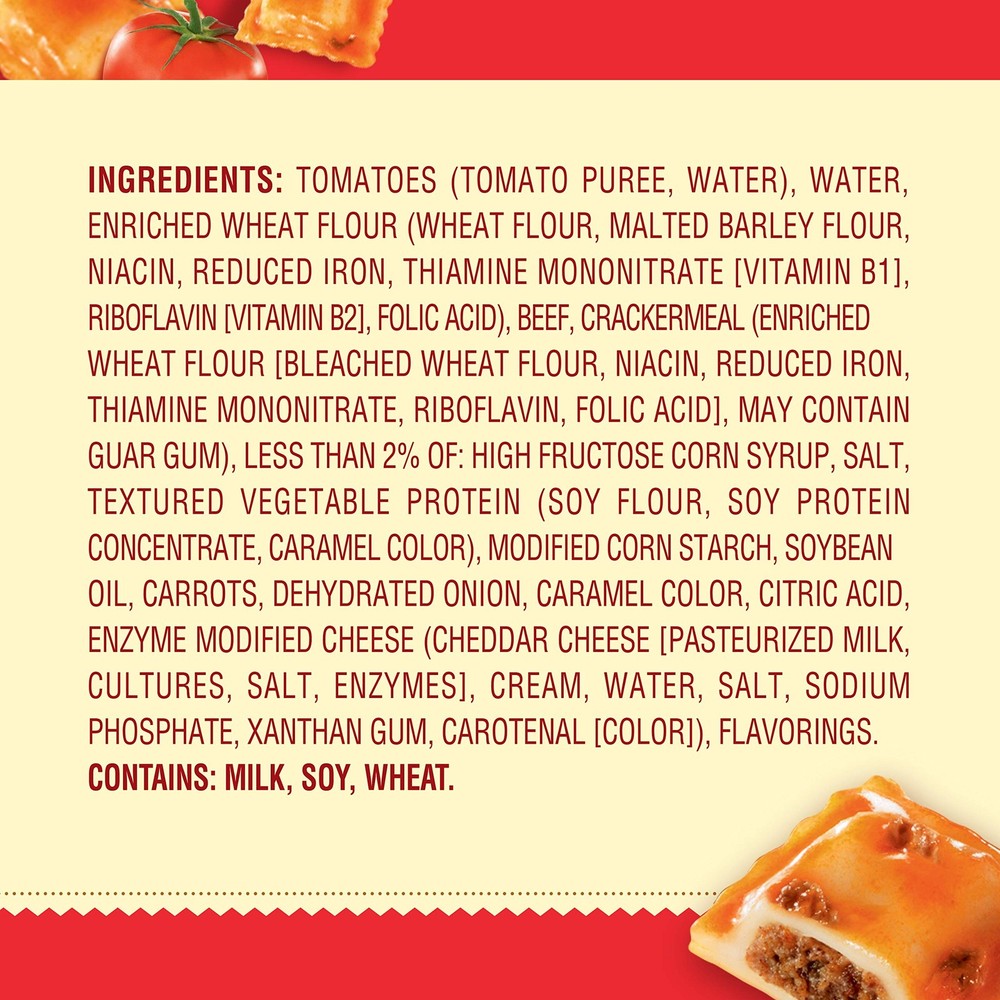 Beef Ravioli, 15 oz, 4 Pack