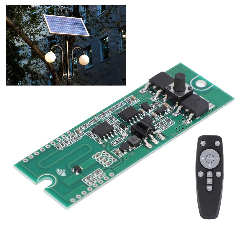 Circuit Board Remote Controller Solar Light Module Adjustable Brightness LED