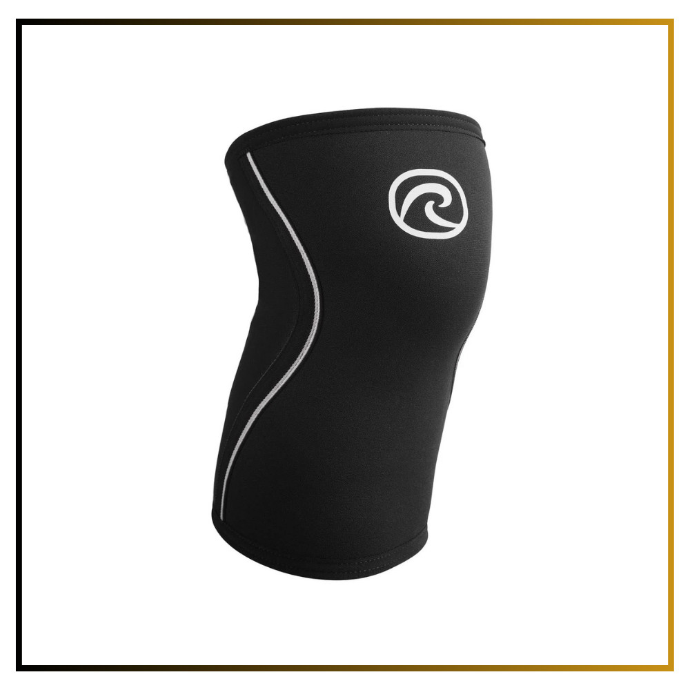 Knee Sleeve Black for Functional Training Powerlifting Weightlifting Large