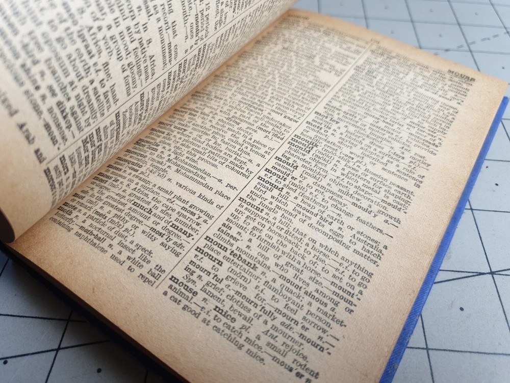 The New Practical Dictionary Collins 1954 Hardback Book