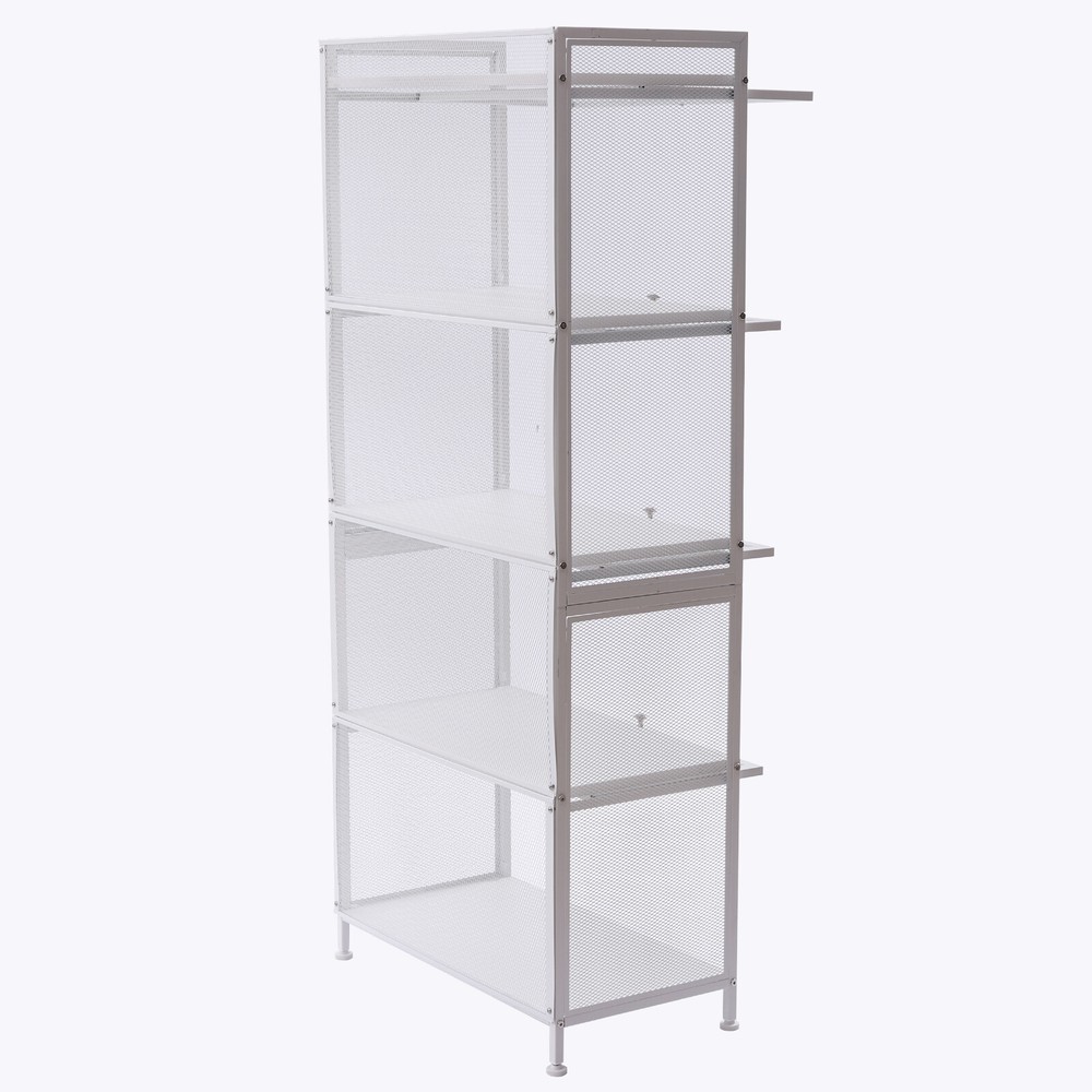 Sideboard Storage Cabinet with 4 Open Shelves for Kitchen