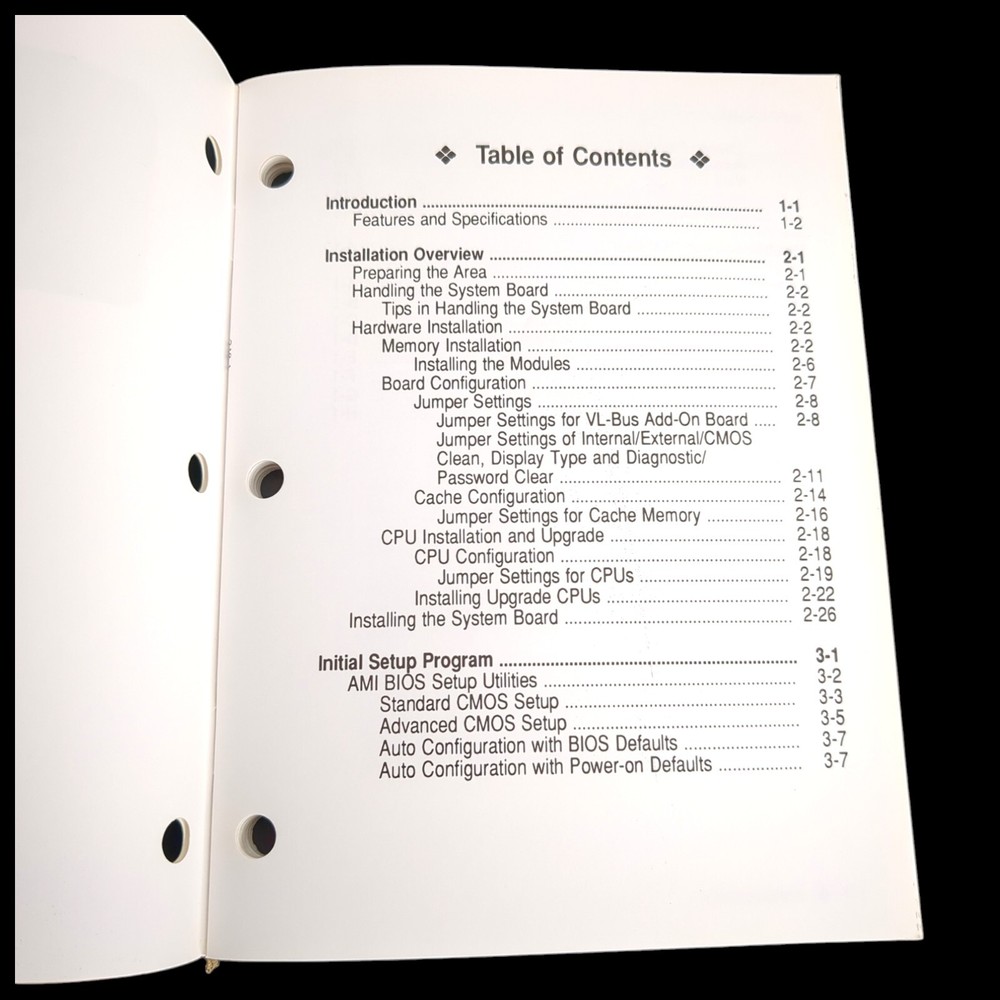 486-OCV Plus System Board User's Manual, Mother Board, Main Board