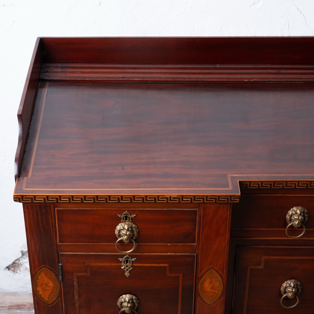 Regency Inlaid Mahogany Sideboard, c.1820