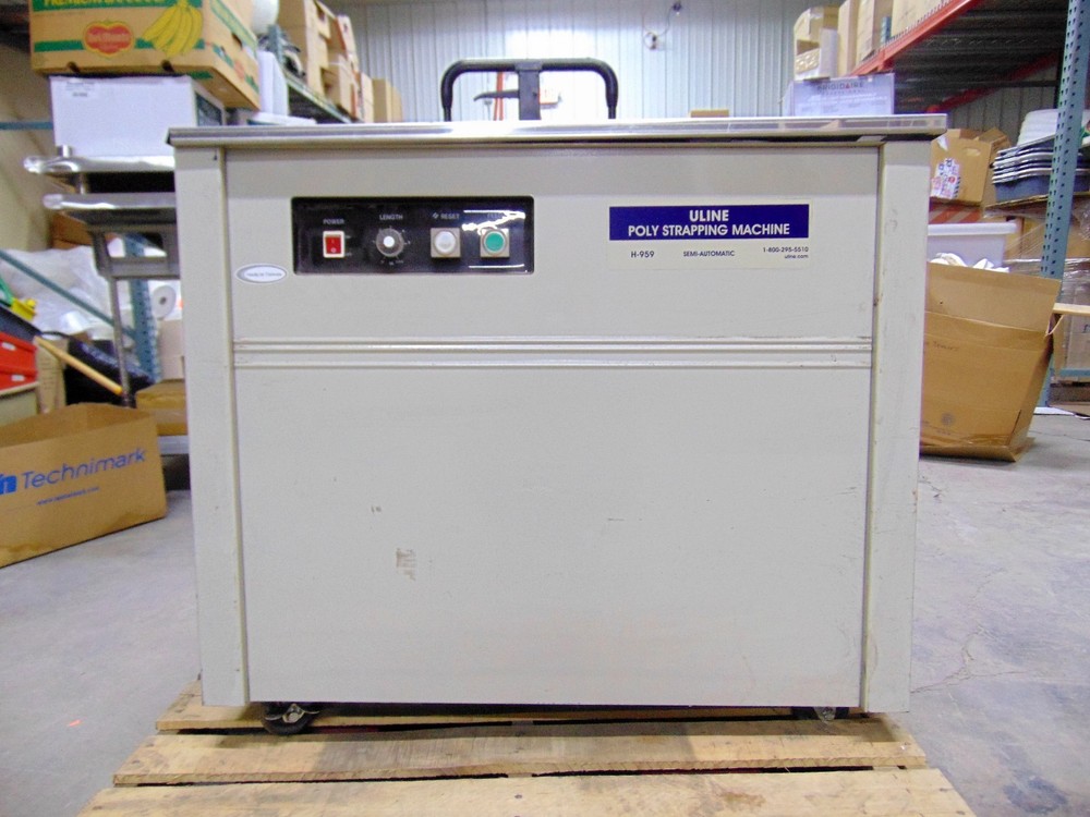 Uline Poly Strapping Machine H-959 Semi-Automatic