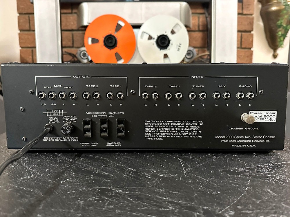 Phase Linear 200/2000 Series 2 Stereo HiFi Console Serviced + 30-Day $ Guarantee