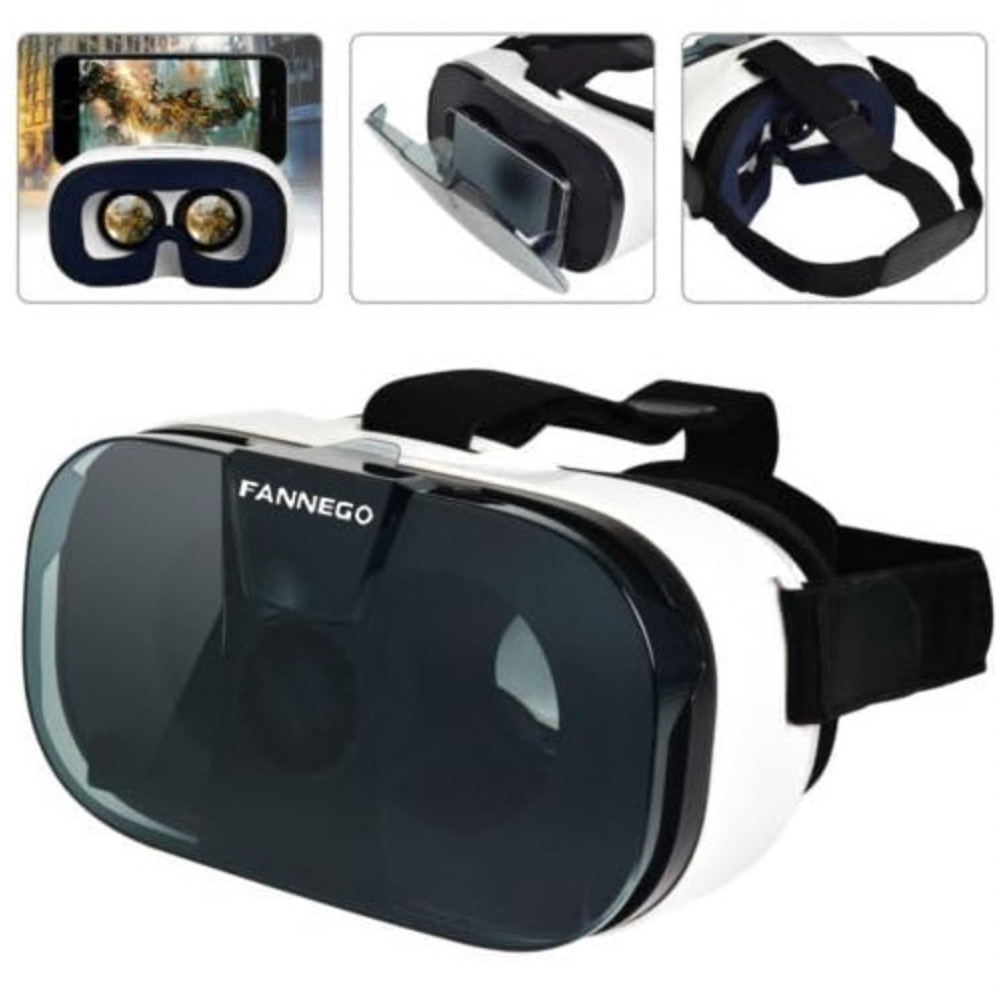 NIB 3D VR Headset Virtual Reality Glasses and Wireless Bluetooth Controller