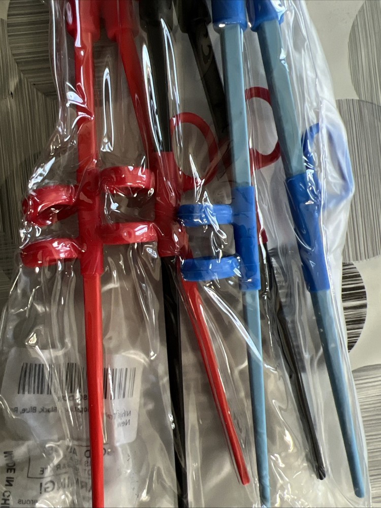 Ninja Training Chopsticks Black Blue Red