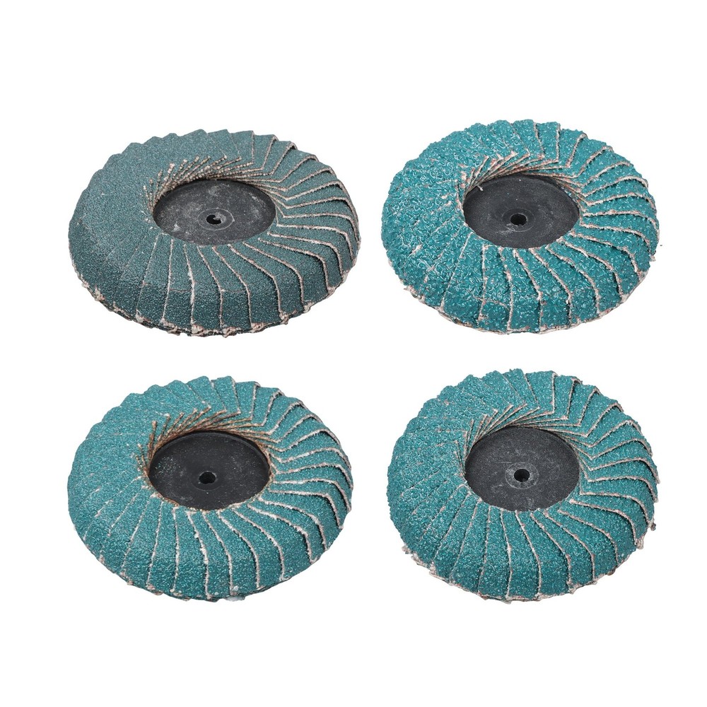 12Pcs 2 Inch Mixed Curved Roll Lock Quick Change Sanding Discs 1 Pcs 1/4" Holder