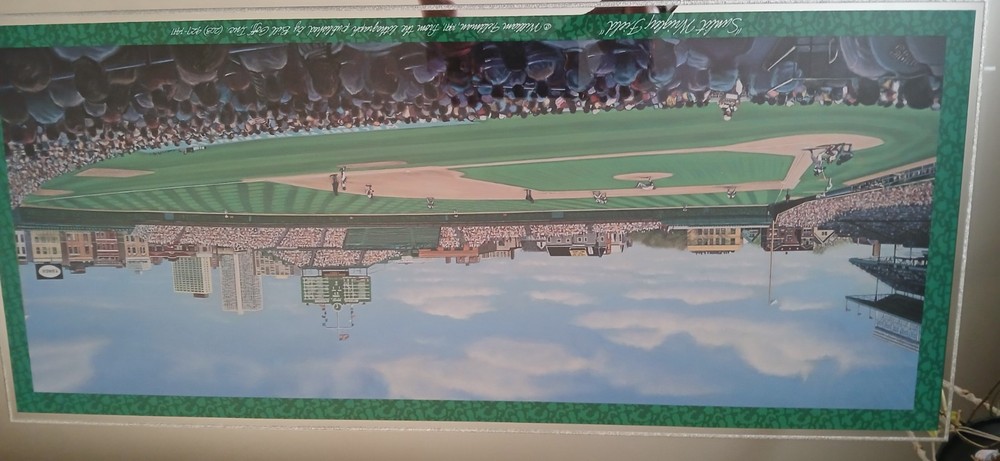 Sunlit Wrigley Field