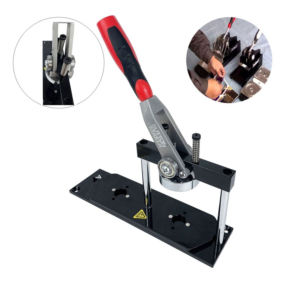 Pro N4 Button Maker Rack Badge Maker Rack Press Body Frame DIY Molds Tool