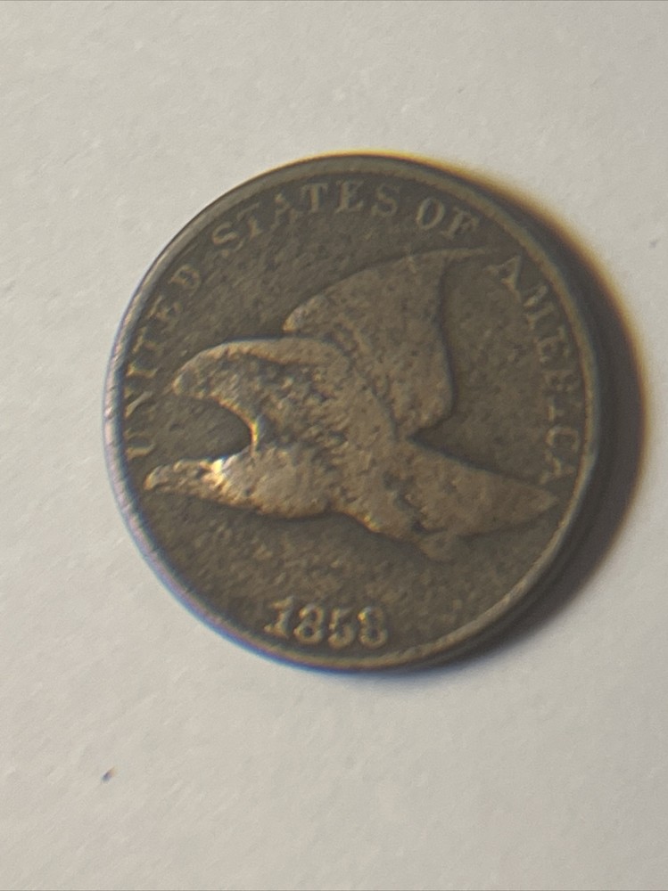 1858 LL Flying Eagle Cent