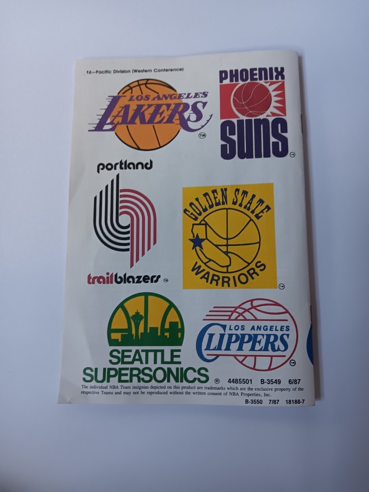 Commodore 64/128 NBA Basketball Avalon Hill Computer Game Software Tested/Works