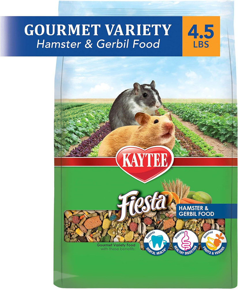 Fiesta Pet Hamster and Gerbil Food, 4.5 Pound