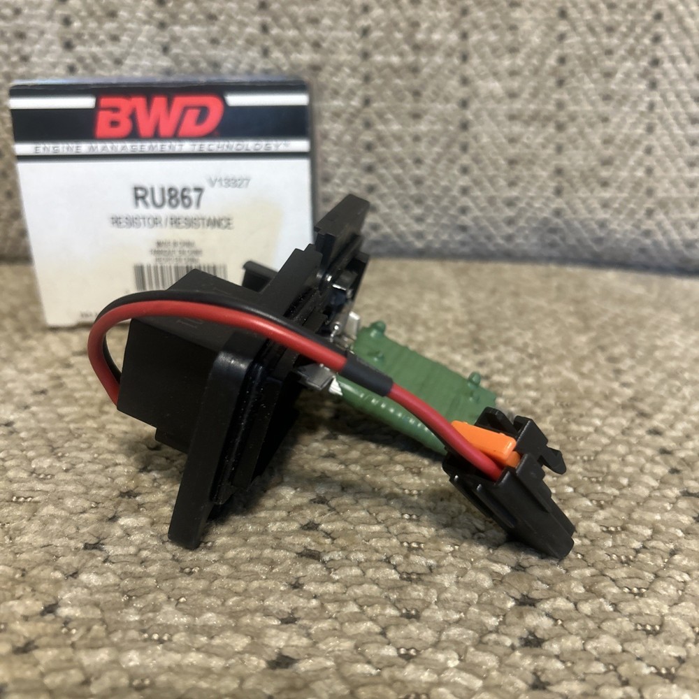 HVAC Blower Motor Resistor Front BWD RU867